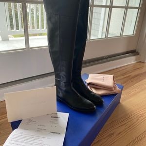 NEW! Stuart Weitzman  Black OTK boots  Size 7.5